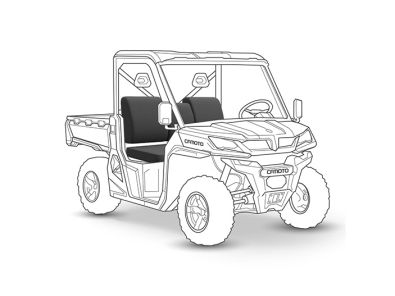 Armadillo CF Moto Uforce 1000 seat cover silhouette