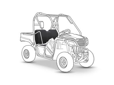 Armadillo Honda Pioneer 520 seat cover silhouette