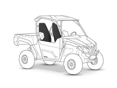 Armadillo Yamaha Wolverine seat cover silhouette